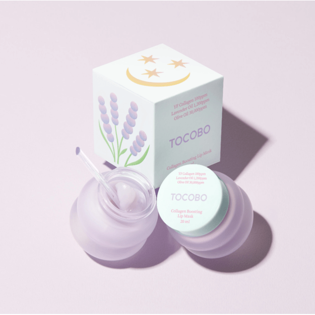 TOCOBO "Collagen Boosting" naktinė lūpų kaukė