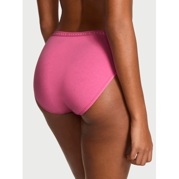 Victoria's Secret "Stretch Rose Garden Pink High-Leg Brief" kelnaitės 1