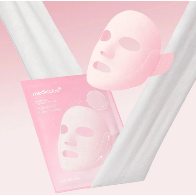 medicube "PDRN Pink Tension Up" veido kaukė