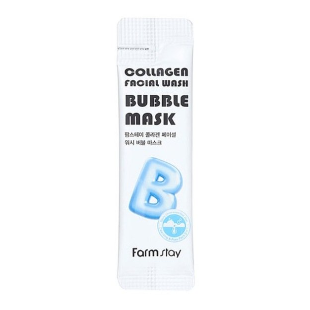 Farm Stay "Collagen Facial Wash Bubble" valomoji veido kaukė