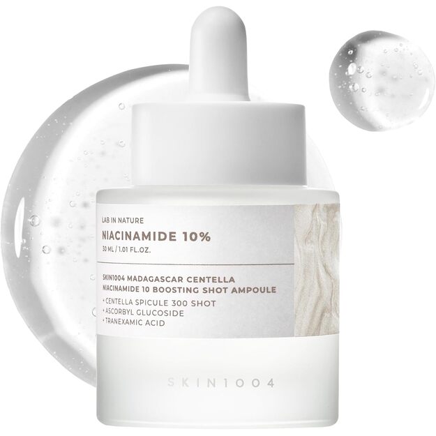 SKIN1004 "Madagascar Centella Niacinamide 10 Boosting Shot" veido ampulė 2