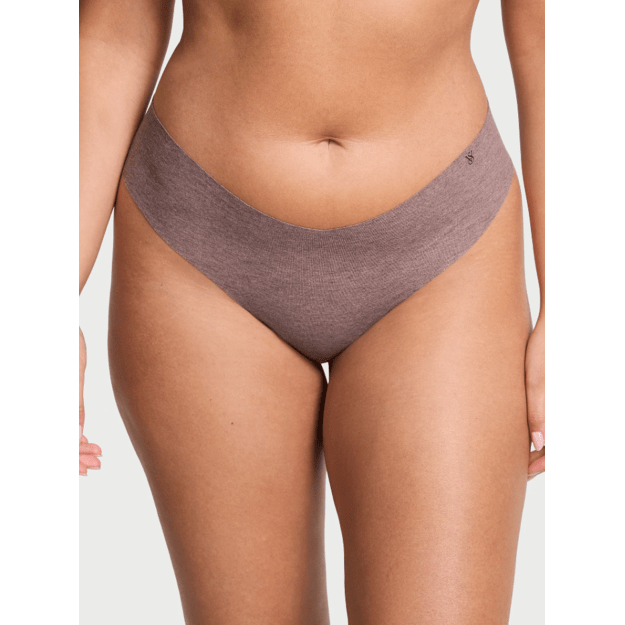 Victoria's Secret "No-Show Heather Cocoa Blush Thong" kelnaitės
