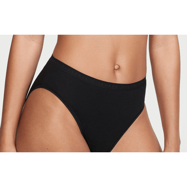 Victoria's Secret " Stretch Black High-Leg Brief " kelnaitės 3