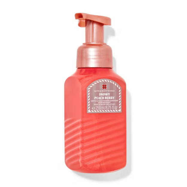 Bath & Body Works "Snowy Peach Berry" rankų muilas/putos