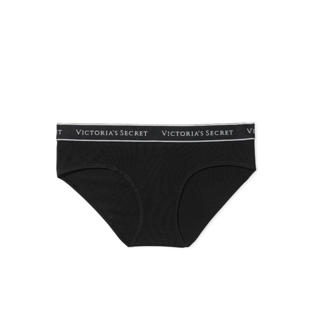 Victoria's Secret "Logo Black Hiphugger" kelnaitės 2