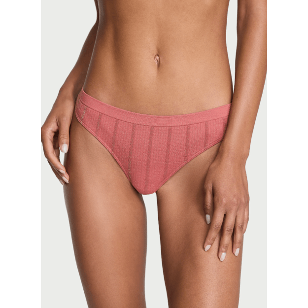 Victoria's Secret "Seductive Rose Lurex Stripe" kelnaitės