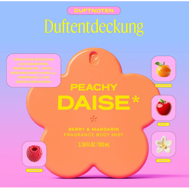 DAISE "Peachy Daise" kūno ir plaukų dulksna