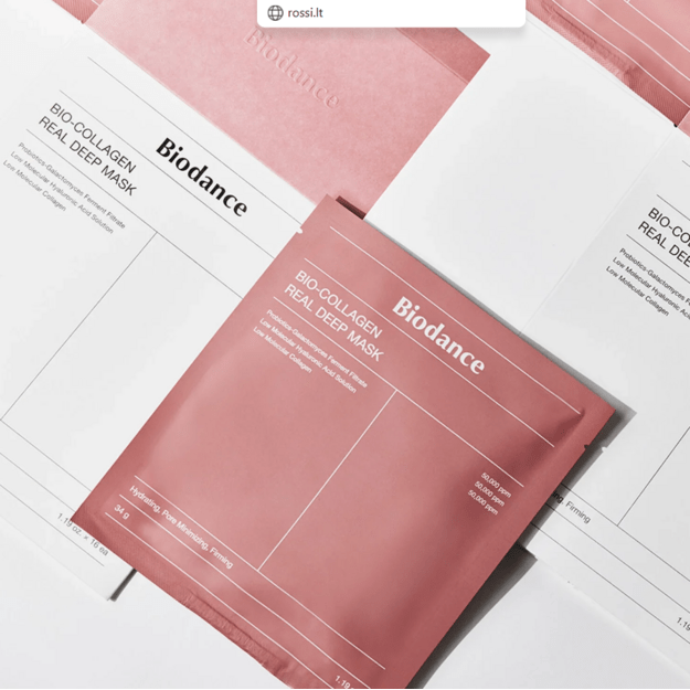 Biodance "Bio-Collagen Real Deep" veido kaukė 2