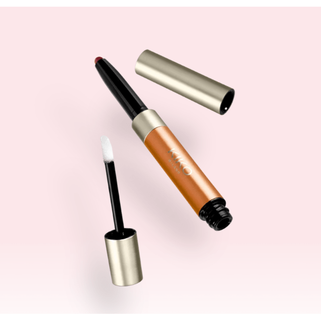 Kiko Milano "03 Electric Kiss" 2in1 lūpų dažai