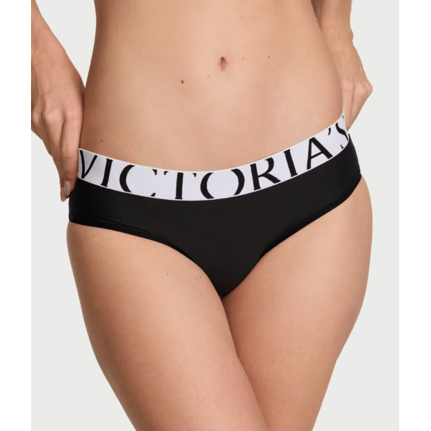 Victoria's Secret "Cool Black Hiphugger" kelnaitės