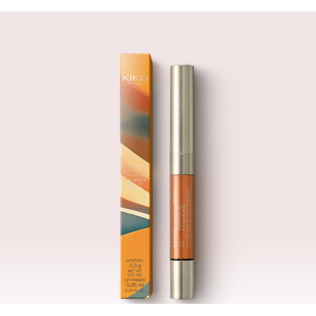 Kiko Milano "02 Ignited Lips" 2in1 lūpų dažai 3
