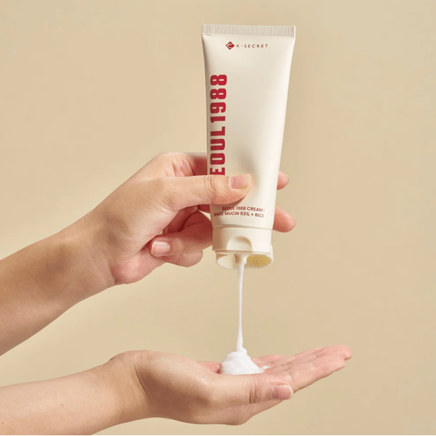 KSECRET SEOUL 1988 "Snail Mucin 93% + Rice" veido kremas