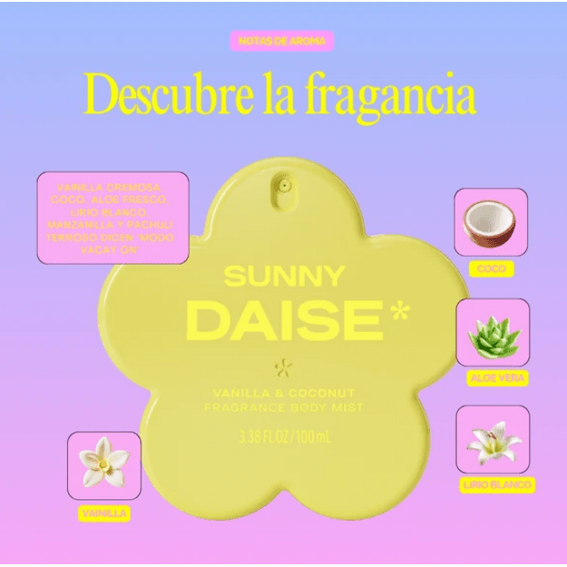 DAISE "Sunny Daise" kūno ir plaukų dulksna
