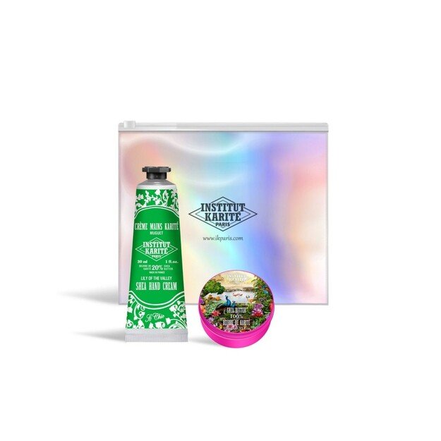 Institut Karite Paris "Hologram Pouch Lily of the Valley" rinkinys