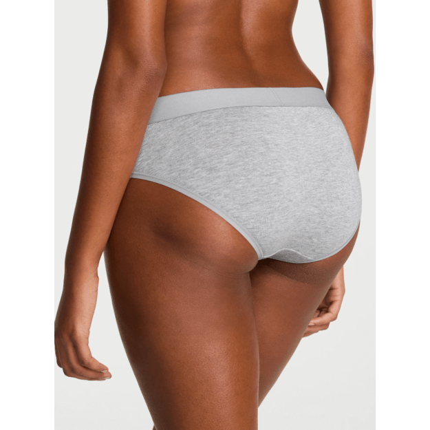 Victoria's Secret "Logo Shine Grey Hiphugger" kelnaitės 1