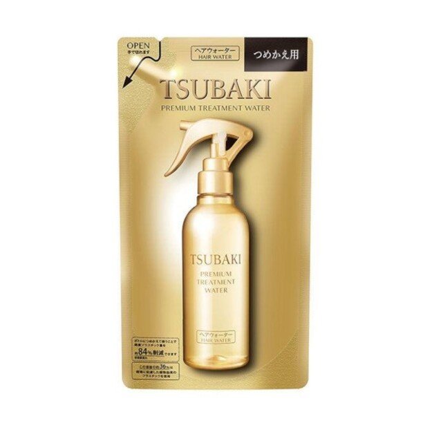 Shiseido "Tsubaki Premium Repair Hair Water Refill" plaukų dulksnos papildymas