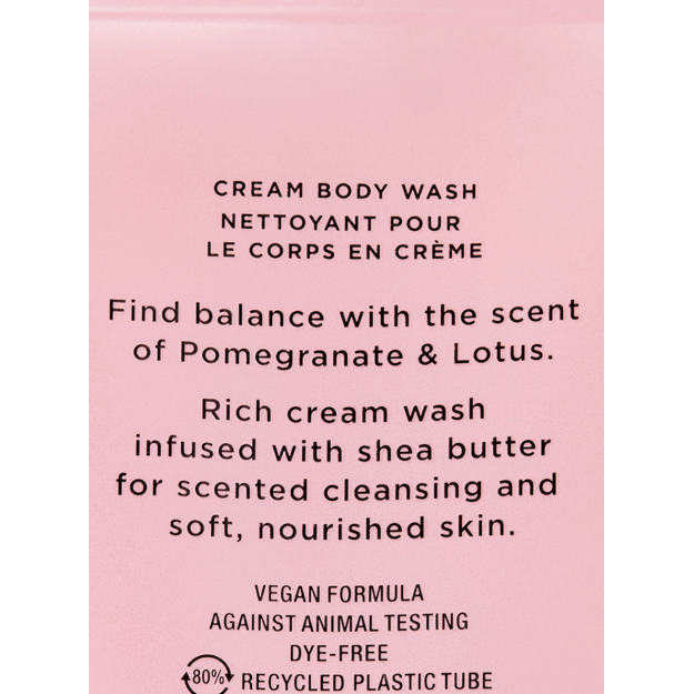 Victoria's Secret „Pomegranate & Lotus “ kreminis kūno prausiklis 1
