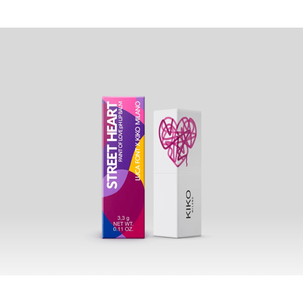 Kiko Milano „Street Heart Paint Of Love pH“ lūpų balzamas 3