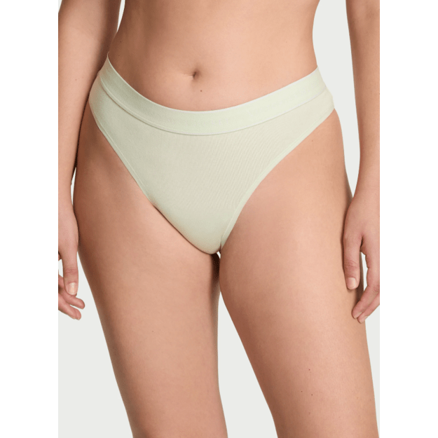 Victoria's Secret "Logo Mint Crush Thong" kelnaitės	