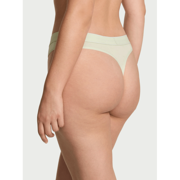 Victoria's Secret "Logo Mint Crush Thong" kelnaitės	 1