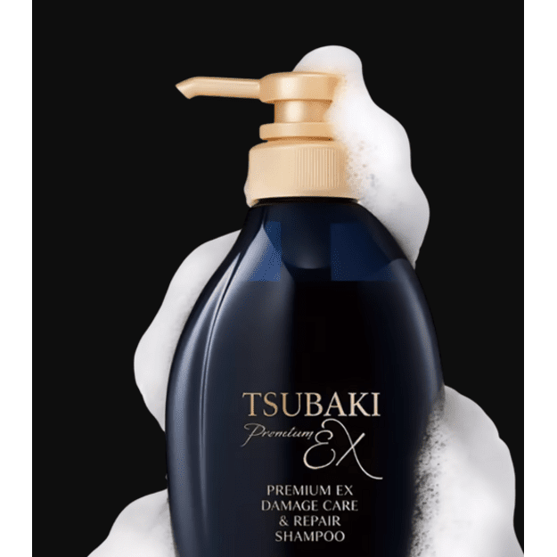 Shiseido "Tsubaki Premium EX Damage Care & Repair" plaukų šampūnas