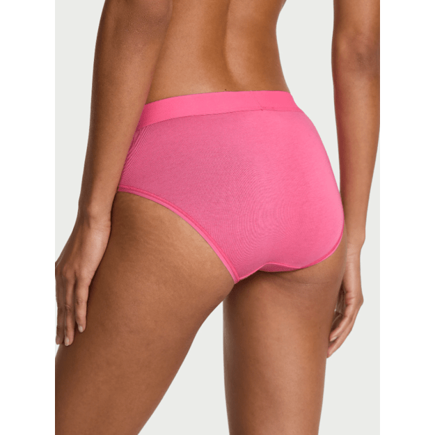 Victoria's Secret "Logo Shine Rose Pink Hiphugger" kelnaitės 1