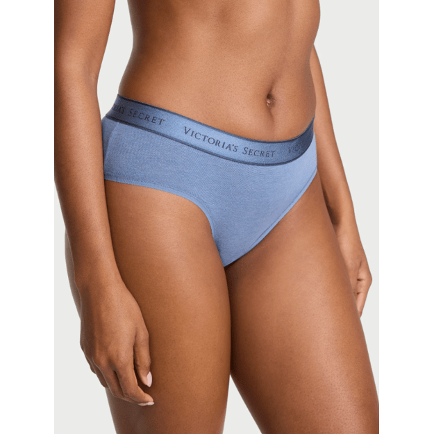 Victoria's Secret "Logo Moonlight Blue Hiphugger " kelnaitės