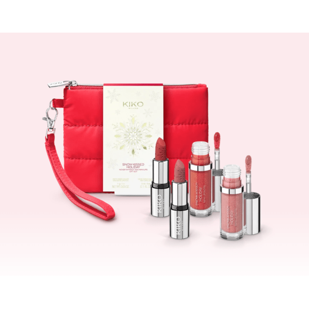 Kiko Milano “Snow-Kissed Holiday Never Without You“ lūpų makiažo dovanų rinkinys