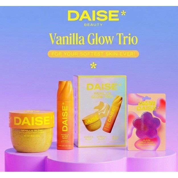 Daise "Vanilla Glaze Body Trio" rinkinys