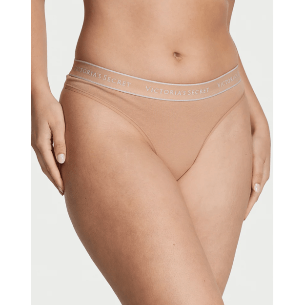 Victoria's Secret "Logo Praline Thong" kelnaitės