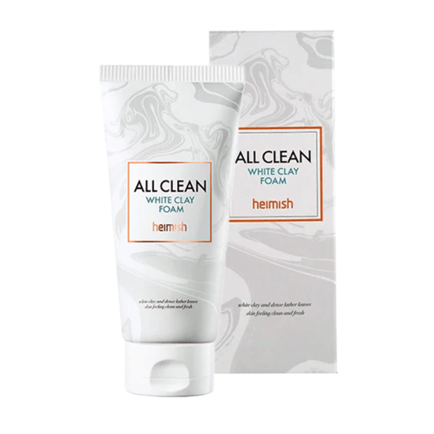 heimish "All Clean White Clay Foam" veido prausiklis su baltuoju moliu