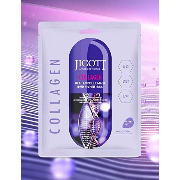 JIGOTT "Collagen" lakštinė veido kaukė