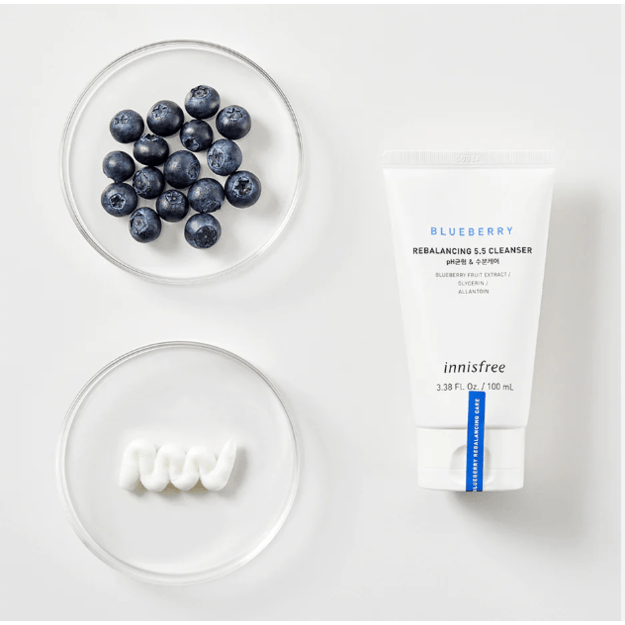 Innisfree "Blueberry Rebalancing 5.5: veido prausiklis